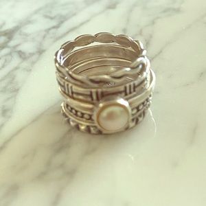 Silpada Stackable Sterling Silver Rings